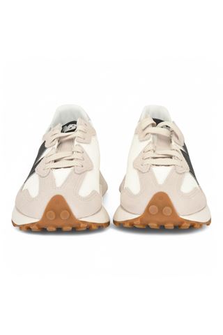 Sneaker donna in pelle colore bianco. NEW BALANCE | WS327-GD